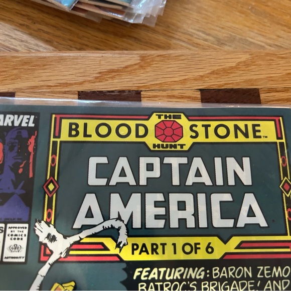 CAPTAIN AMERICA #357 MARVEL COMIC BOOK  - THE BLOOD STONE. - Picture 4 of 9